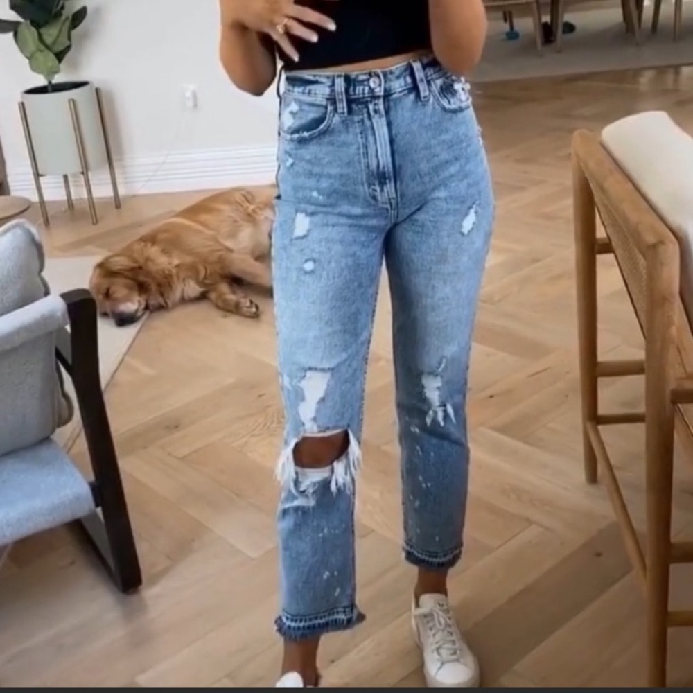 Curve Love Ultra High Rise Straight Jeans